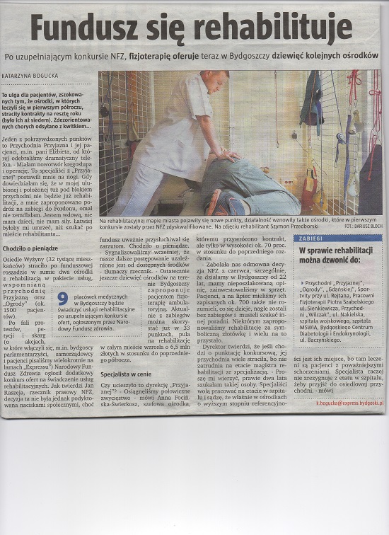 Fundusz się rehabilituje