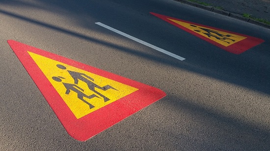 Piktogramy na Nakielskiej
