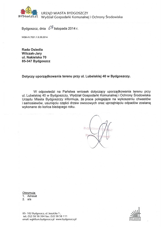 Porządkowanie Lubelska 40