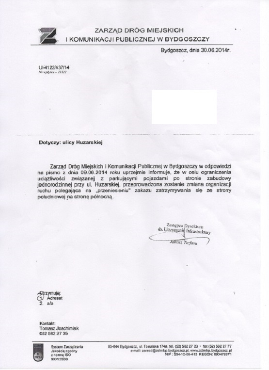 Zmiana oznak HUZARSKA